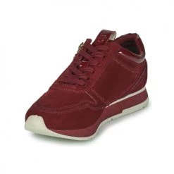 Chaussures Femme Baskets basses Tamaris 23613-538 Bordeaux -Baskets mode Soldes 22729567 500 C