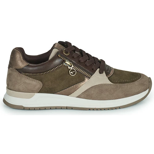 Chaussures Femme Baskets basses Tamaris 23705-761 Kaki / Taupe 2 Chaussures Femme Baskets basses Tamaris 23705-761 Kaki / Taupe – Image 2