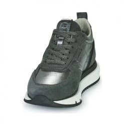 Chaussures Femme Baskets basses Tamaris 23721-923 Noir / Argenté -Baskets mode Soldes 22729571 500 C