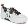 Chaussures Femme Baskets basses Desigual STREETMICKEY CRACK Blanc / Noir