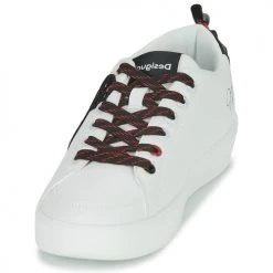 Chaussures Femme Baskets basses Desigual FANCY MICKEY Blanc / Noir -Baskets mode Soldes 22735742 500 C