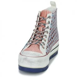 Chaussures Femme Baskets montantes Desigual CRUSH ROSA Multicolore -Baskets mode Soldes 22735743 500 C