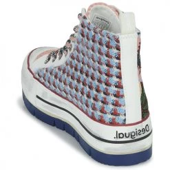 Chaussures Femme Baskets montantes Desigual CRUSH ROSA Multicolore -Baskets mode Soldes 22735743 500 E