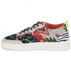 Chaussures Femme Baskets basses Desigual FANCY CRAZY PATCH Multicolore -Baskets mode Soldes 22735744 500 D