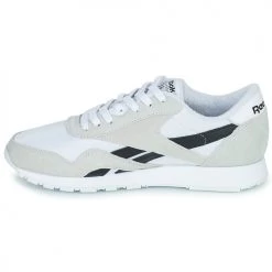 Chaussures Baskets basses Reebok Classic CL NYLON Blanc / Noir 8 Chaussures Baskets basses Reebok Classic CL NYLON Blanc / Noir -Baskets mode Soldes 22753030 500 D
