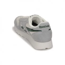 Chaussures Baskets basses Reebok Classic CLASSIC LEATHER Beige / Bleu -Baskets mode Soldes 22753031 500 E