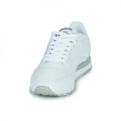 Chaussures Baskets basses Reebok Classic CLASSIC LEATHER Blanc / Gris -Baskets mode Soldes 22753036 500 C