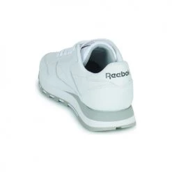 Chaussures Baskets basses Reebok Classic CLASSIC LEATHER Blanc / Gris -Baskets mode Soldes 22753036 500 E