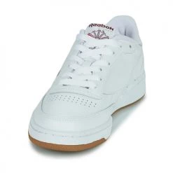 Chaussures Baskets basses Reebok Classic CLUB C 85 Beige / Bordeaux -Baskets mode Soldes 22753037 500 C