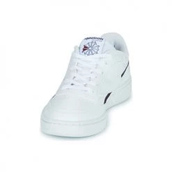 Chaussures Baskets basses Reebok Classic CLUB C 85 VEGAN Blanc / Bleu / Rouge -Baskets mode Soldes 22753039 500 C