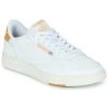 Chaussures Baskets basses Reebok Classic COURT PEAK Blanc / Moutarde
