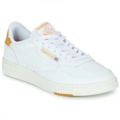 Chaussures Baskets basses Reebok Classic COURT PEAK Blanc / Moutarde