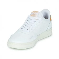 Chaussures Baskets basses Reebok Classic COURT PEAK Blanc / Moutarde -Baskets mode Soldes 22753042 500 C