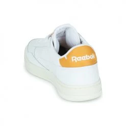 Chaussures Baskets basses Reebok Classic COURT PEAK Blanc / Moutarde -Baskets mode Soldes 22753042 500 E