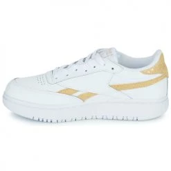 Chaussures Femme Baskets basses Reebok Classic CLUB C DOUBLE REVEN Blanc / Moutarde -Baskets mode Soldes 22753053 500 D