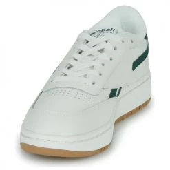 Chaussures Femme Baskets basses Reebok Classic CLUB C DOUBLE REVEN Blanc / Vert -Baskets mode Soldes 22753054 500 C