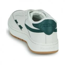 Chaussures Femme Baskets basses Reebok Classic CLUB C DOUBLE REVEN Blanc / Vert -Baskets mode Soldes 22753054 500 E