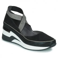 Chaussures Femme Baskets montantes Mam'Zelle VOLOU Noir