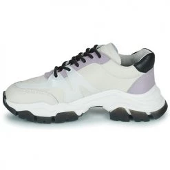 Chaussures Femme Baskets basses Bronx TAYKE-OVER Blanc / Lila -Baskets mode Soldes 22863085 500 D