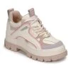 Chaussures Femme Baskets basses Buffalo ASPHA HYB Ecru / Rose