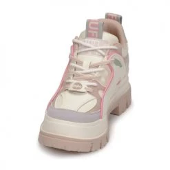 Chaussures Femme Baskets basses Buffalo ASPHA HYB Ecru / Rose -Baskets mode Soldes 22863161 500 C