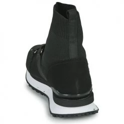 Chaussures Femme Baskets montantes Gioseppo ELVA Noir -Baskets mode Soldes 22863230 500 E