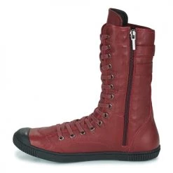 Chaussures Femme Baskets montantes Pataugas IRATIKO Sangria -Baskets mode Soldes 22868409 500 D