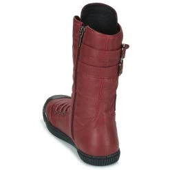 Chaussures Femme Baskets montantes Pataugas IRATIKO Sangria -Baskets mode Soldes 22868409 500 E