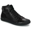 Chaussures Femme Baskets montantes Pataugas LATSA NAPPA Noir