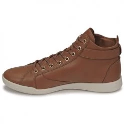 Chaussures Femme Baskets montantes Pataugas PALME Camel -Baskets mode Soldes 22868420 500 D