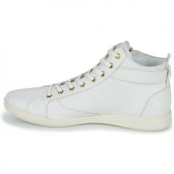 Chaussures Femme Baskets montantes Pataugas PALME Blanc -Baskets mode Soldes 22868421 500 D