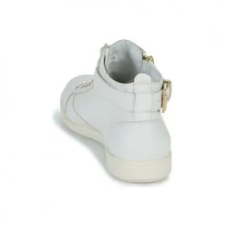 Chaussures Femme Baskets montantes Pataugas PALME Blanc -Baskets mode Soldes 22868421 500 E