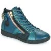 Chaussures Femme Baskets montantes Pataugas PALME MIX Emeraude