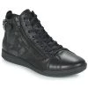 Chaussures Femme Baskets montantes Pataugas PALME WALKIE TALKIE Noir