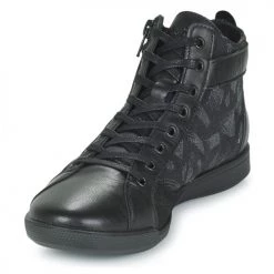 Chaussures Femme Baskets montantes Pataugas PALME WALKIE TALKIE Noir -Baskets mode Soldes 22868430 500 C