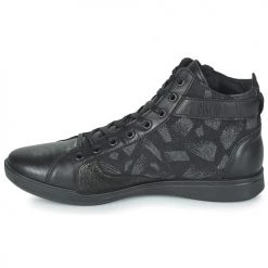 Chaussures Femme Baskets montantes Pataugas PALME WALKIE TALKIE Noir -Baskets mode Soldes 22868430 500 D