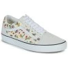 Chaussures Femme Baskets basses Vans OLD SKOOL FLORAL Blanc