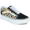Chaussures Femme Baskets basses Vans OLD SKOOL PLATFORM Noir / Blanc
