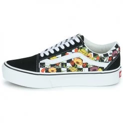 Chaussures Femme Baskets basses Vans OLD SKOOL PLATFORM Noir / Blanc -Baskets mode Soldes 22872654 500 D