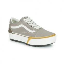 Chaussures Femme Baskets basses Vans OLD SKOOL Gris