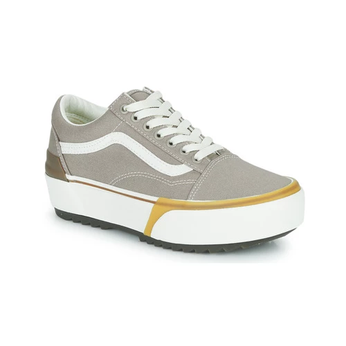 Chaussures Femme Baskets basses Vans OLD SKOOL Gris 1 Chaussures Femme Baskets basses Vans OLD SKOOL Gris