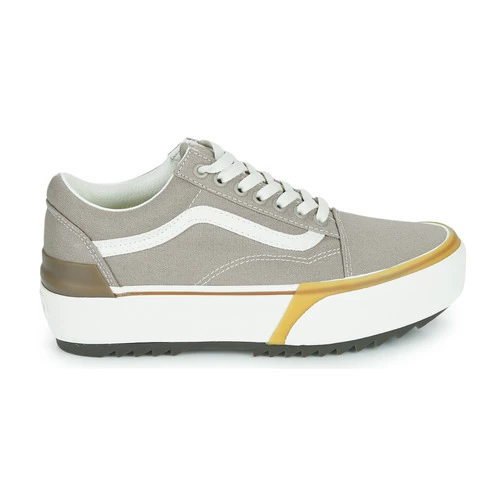 Chaussures Femme Baskets basses Vans OLD SKOOL Gris 2 Chaussures Femme Baskets basses Vans OLD SKOOL Gris – Image 2