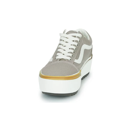 Chaussures Femme Baskets basses Vans OLD SKOOL Gris 3 Chaussures Femme Baskets basses Vans OLD SKOOL Gris – Image 3