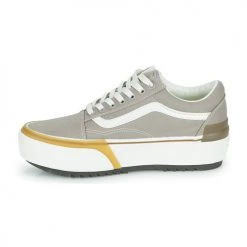 Chaussures Femme Baskets basses Vans OLD SKOOL Gris 8 Chaussures Femme Baskets basses Vans OLD SKOOL Gris -Baskets mode Soldes 22872657 500 D