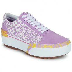 Chaussures Femme Baskets basses Vans OLD SKOOL Violet