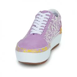 Chaussures Femme Baskets basses Vans OLD SKOOL Violet -Baskets mode Soldes 22872658 500 C