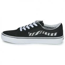 Chaussures Femme Baskets montantes Vans SK8-LOW Noir / Beige -Baskets mode Soldes 22872673 500 D