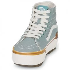 Chaussures Femme Baskets montantes Vans SK8-HI TAPERED STACKED Bleu -Baskets mode Soldes 22872683 500 C