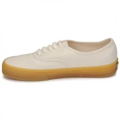 Chaussures Femme Baskets basses Vans AUTHENTIC Blanc / Marron -Baskets mode Soldes 22872688 500 D