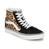 Chaussures Femme Baskets montantes Vans UA SK8-HI Noir / Leopard